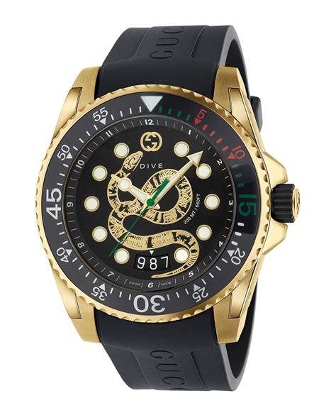 gucci watch men's gold